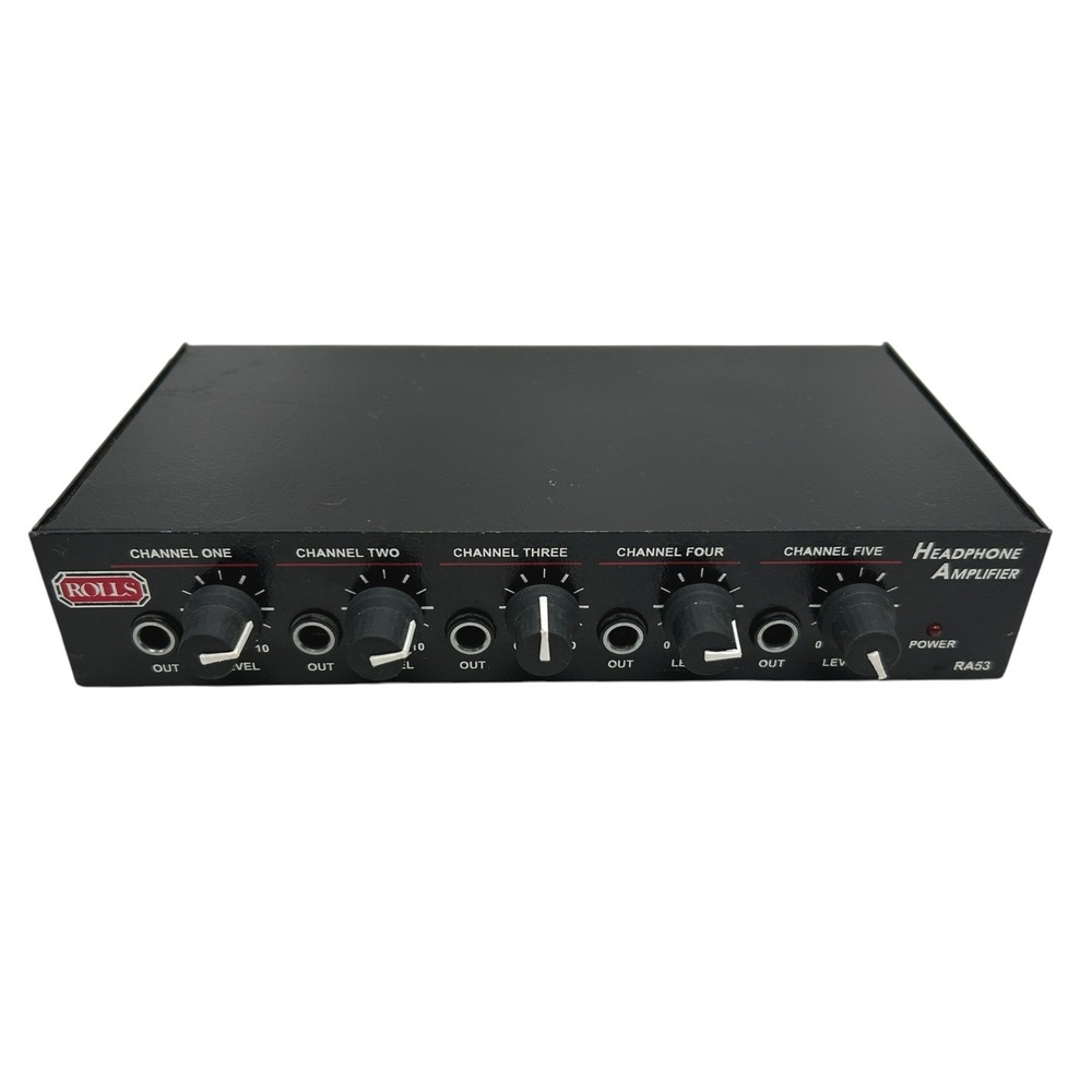 Rolls RA53 5-Channel‎ Headphone Amp Audio Distribution READ UNTESTED NO POWER